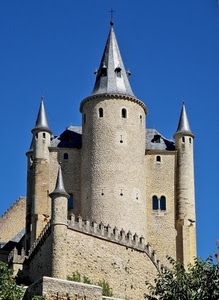 castello, merli, torri, medioevo, cielo, torre, croce, blu, alto