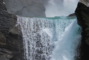cascata, acqua, rocce, spruzzi, fiume, montagna, roccia, salto, schiuma