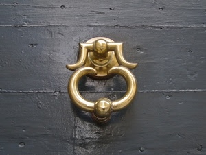 oro, batacchio, porta, metallo, legno, ottone, grigio, battiporta