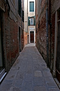 vicolo, finestre, mattoni, porte, porta, muri, strada, palazzi