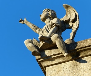 angelo, statua, cielo, ali, azzurro, braccio, gambe, angolo, ala, mano, piedi, scultura, mani, pietra