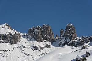 neve, cielo, montagne, bianco, roccia, inverno, montagna, rocce, vette, cime