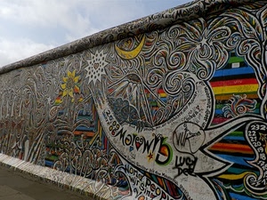 muro, murales, colori, graffiti, murale, disegni, nuvole, scritte, cielo, arte