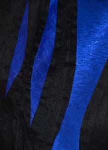 nero, blu, azzurro, astratto, strisce, stoffa, bicolore, curve