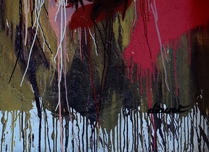 astratto, colori, rosso, quadro, colore, rosa, pittura