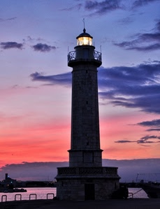 faro, luce, mare, nuvole, tramonto, porto, cielo, alba, rosso, lanterna, torre