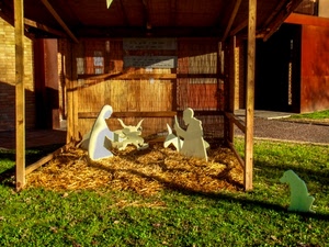 paglia, presepe, statue, capanna, natività, presepio, erba, madonna, prato, verde, maria, natale, legno, giuseppe