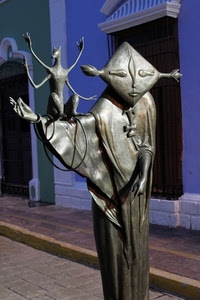 statua, scultura, blu, metallo, mani, verde, ferro, mano, marciapiede, arte, bronzo, viola, portoni, braccia